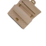 18A Beige Crumpled Calfskin Quilted Reissue 2.55 225 Aged Gold Hardware - Image 11