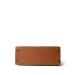 Kelly 28 Sellier Natural Chamonix Gold Plated D Square Stamp - Image 7