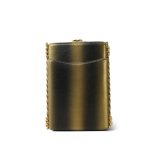 Gold/Black/Bronze Ombré Calfskin Vanity Case - Image 3