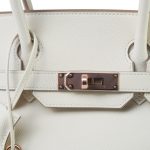Birkin 30 Craie Epsom Rose Gold Plated Y Stamp - Image 3