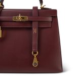 Kelly Sellier 25 Rouge H Veau Sombrero Gold Plated A Stamp - Image 4