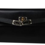Kelly Wallet To Go Black Chamkila Electrum Plated W Stamp - Image 4