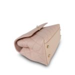 21A Light Pink Caviar Quilted Small Coco Handle Light Gold Hardware - Image 9