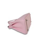 Birkin 25 Rose Sakura Swift Palladium Plated D Stamp - Image 5