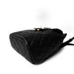 24S Black Caviar Quilted Urban Spirit Backpack LGHW - Image 5