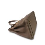 Birkin 35 Etoupe Veau Togo Gold Plated A Stamp - Image 15