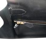 Kelly Sellier 28 Black Box Calfskin Gold Plated V Stamp - Image 15