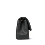 18S Charcoal Caviar Quilted Mini Rectangular Flap LGHW - Image 5