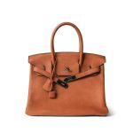 Birkin 30 Cuivre Taurillon Saddle Palladium Plated Z Stamp - Image 4