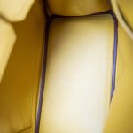 Birkin 25 Jaune Ambre Togo Palladium Plated Z Stamp - Image 10
