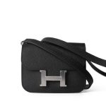 Black Epsom Constance Slim Wallet Palladium Hardware W Stamp - Image 2