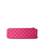 24C Pink Caviar Quilted Maxi Travel Flap Light Gold Hardware - Image 7