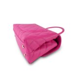 22K Pink Caviar Quilted Small Coco Handle Light Gold Hardware - Image 10