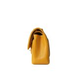 Amber Yellow Caviar Chevron Quilted Classic Flap Small LGHW - Image 12