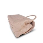 21A Light Pink Caviar Quilted Small Coco Handle Light Gold Hardware - Image 11