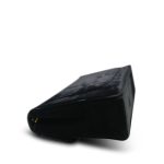 Black Velvet Mademoiselle Jumbo Single Flap Gold Hardware - Image 14