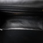 19A Black Aged Calfskin Quilted Mini Reissue 2.55 Flap Gold Hardware Light gold - Image 10