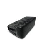 So Black Lambskin Quilted Mini Rectangular Flap - Image 9