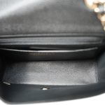 18S Charcoal Caviar Quilted Mini Rectangular Flap LGHW - Image 12
