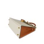 Kelly Sellier 25 Bi-Color Horseshoe (HSS) Craie/Gold Epsom Gold Plated Y Stamp - Image 13