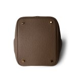 Picotin Lock 22 Etoupe Taurillon Clemence Gold Plated Z Stamp - Image 5