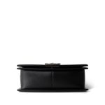 Black Caviar Quilted Boy Bag Old Medium Ruthenium Hardware - Image 4