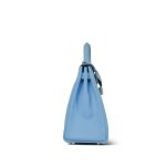 Kelly 28 Retourne Candy Celeste Mykonos Epsom Palladium Plated [O] Stamp - Image 10
