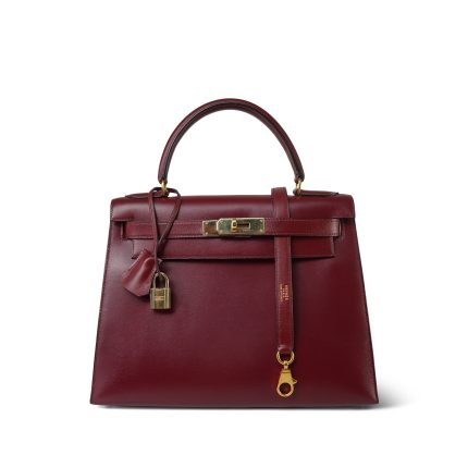 Kelly Sellier 28 Rouge Box Calfskin Gold Plated (Y) Stamp