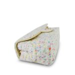 23S White/Light Yellow/Multicolor Sequin Tweed Quilted Mini Rectangular Flap Light Gold Hardware - Image 5