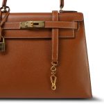Kelly Sellier 28 Gold Courchevel Gold Plated T Circle Stamp - Image 5