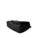 Black Lambskin Quilted Coco Love Flap Bag - Image 7