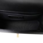Black Caviar Quilted Boy Bag Small Aged Gold Hardware - Image 10