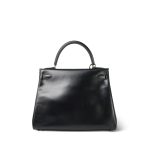 Kelly 28 Black Box Calfskin Gold Plated U Circle Stamp - Image 13
