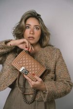 21K Caramel Boy Bag Small Caviar Quilted LGHW - Image 2