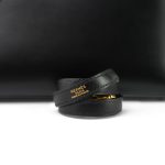 Kelly 32 Black Box Calfskin Gold Plated Y Circle Stamp - Image 6