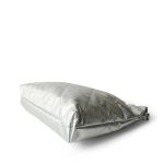 23P Silver Metallic 22 Hobo Bag Medium Aged Silver Hardware - Image 6