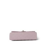 21S Light Pink Caviar Quilted Classic Flap Medium Light Gold Hardware - Image 7