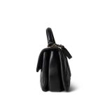 Black Lambskin Quilted Small Trendy CC - Image 3