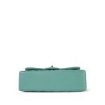 20c Tiffany Blue Caviar Quilted Small Classic Flap LGHW - Image 8