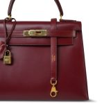Kelly Sellier 28 Rouge Box Calfskin Gold Plated (Y) Stamp - Image 17