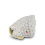 23S White/Light Yellow/Multicolor Sequin Tweed Quilted Mini Rectangular Flap Light Gold Hardware - Image 7