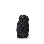 24B Black Floral Denim Quilted Mini 22 Bag SHW - Image 5