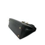 Kelly Sellier 28 Black Box Calfskin Gold Plated X Circle Stamp - Image 12