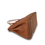 Birkin 30 Gold Veau Togo Gold Plated M Square Stamp - Image 15