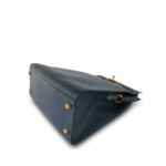 Kelly Sport PM Bleu Marine Courchevel Gold Plated [A] Stamp - Image 5