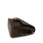 Brown Lambskin Quilted Classic Flap Small Gold Hardware - Image 5