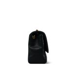Vintage Black Lambskin Quilted Mini Border Single Flap Bag Gold Hardware - Image 4