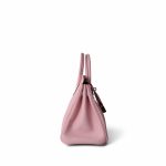 Birkin 25 Rose Sakura Swift Gold Plated X Stamp - Image 3