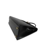 Kelly 32 Black Box Calfskin Gold Plated U Circle Stamp - Image 13