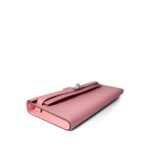 Kelly Cut Clutch Rose Confetti Epsom Palladium Plated R Stamp - Image 4